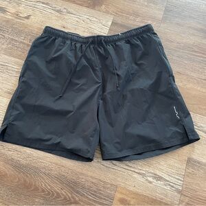 Black Athletic Men's Shorts